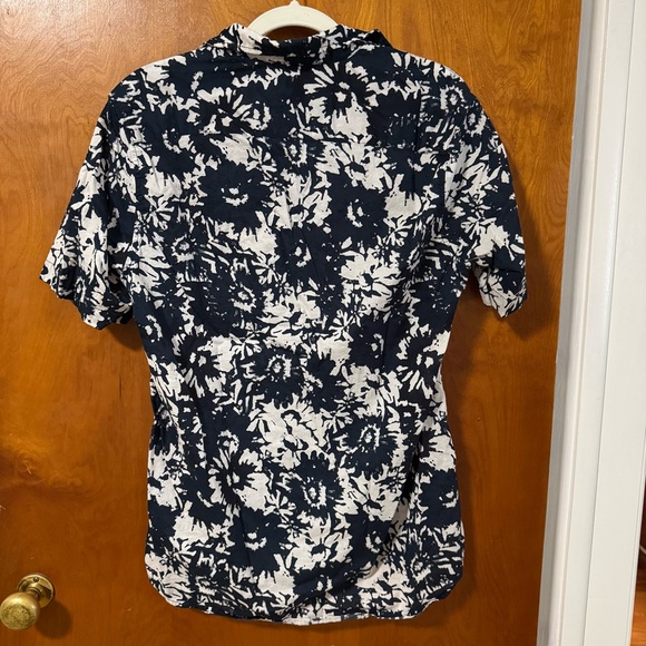 H&M Men's Casual Blue and White Button Down Shirt Size Small - Picture 3 of 5